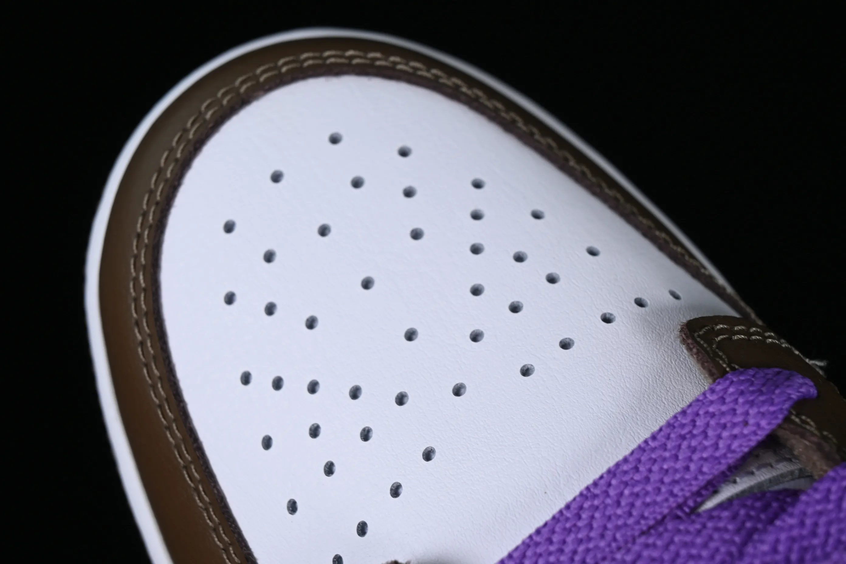 All categories Air Jordan Jordan series basketball shoes Air Jordan 1 Low G version pure original Air Jordan 1 Low "Palomino" AJ1 Joe 1 Mocha Purple Low-top cultural basketball shoes 553560-215